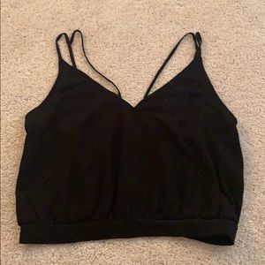 Black Strappy Tank Top